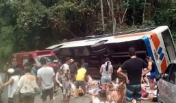 Brazil: Xe buýt lao xuống vực, 15 người thiệt mạng